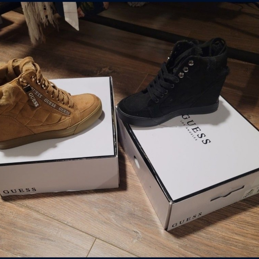 COPY - New guess Wedge Tennis Shoes.